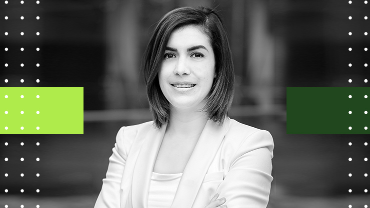 Stylized image of podcast guest Yolanda MartÃnez